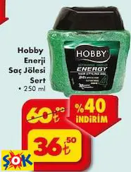 HOBBY ENERJİ SAÇ JÖLESİ SERT HOBBY ENERJİ SAÇ JÖLESİ SERT